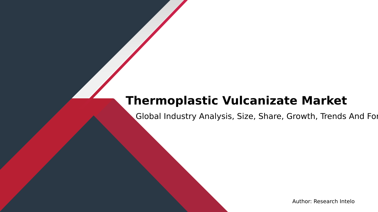 Thermoplastic Vulcanizate Market Research Report 2033
