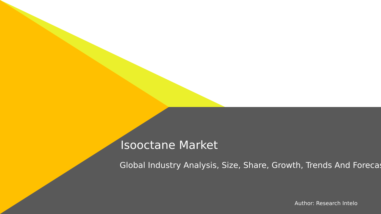 Isooctane Market Research Report 2033