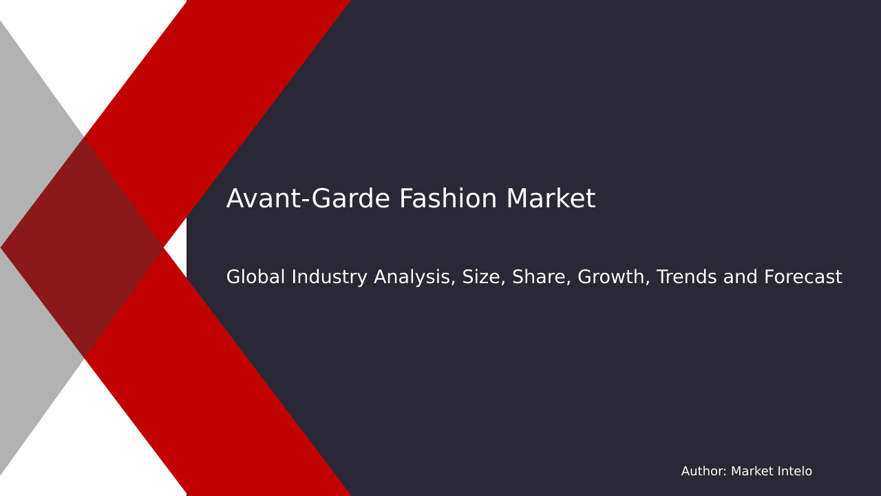 Avant-Garde Fashion Market Research Report 2033
